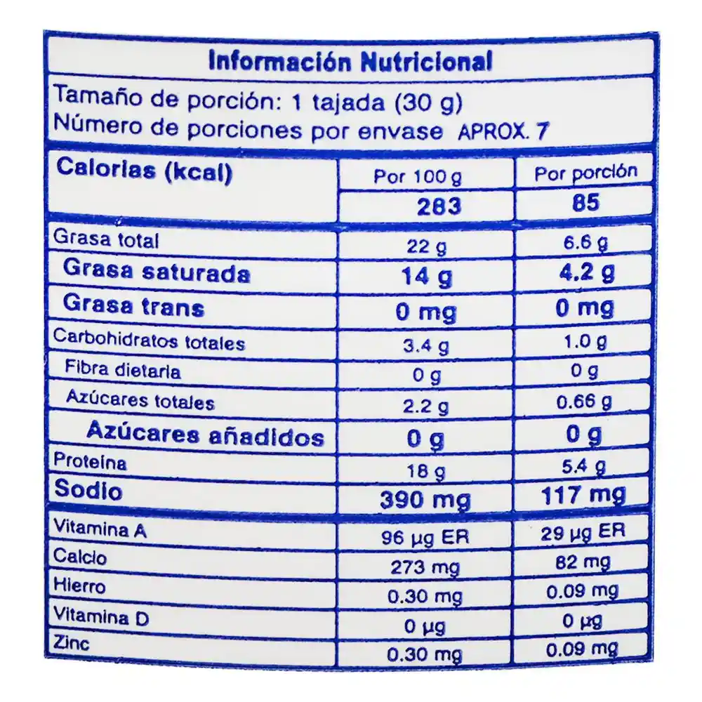 El Zarzal Queso Fresco 7 Cueros