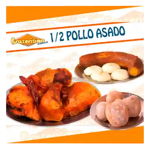 ½ Pollo Asado