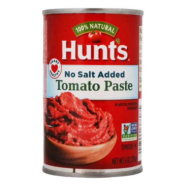 Hunts Pasta de Tomate sin Sal Añadida 170 g