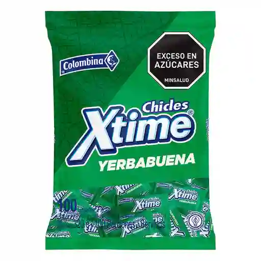 Xtime Chicle Hierbabuena 100 Und