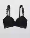 American Eagle Brasier Happy Pu Wl Country Lace Negro 36 D 4952