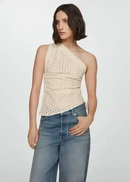 Top Lemon Crudo Talla S Mujer Mango