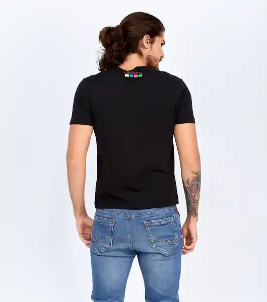 Unser Camiseta Negro Talla L 823722