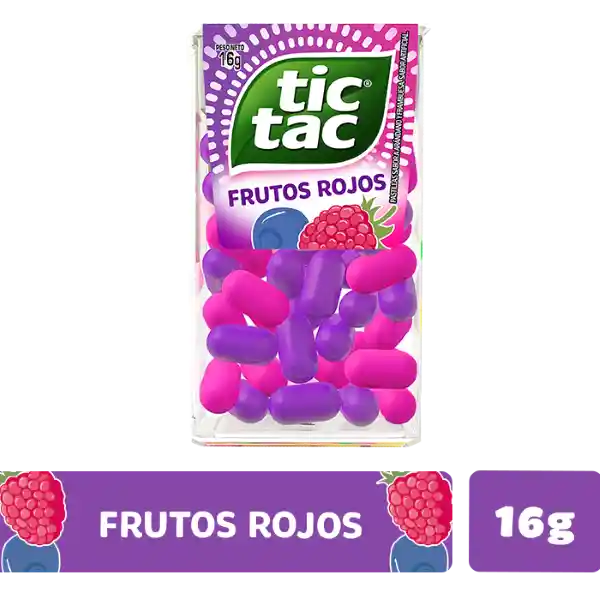 Tic Tac Pastillas de Caramelo Sabor Frutos Rojos