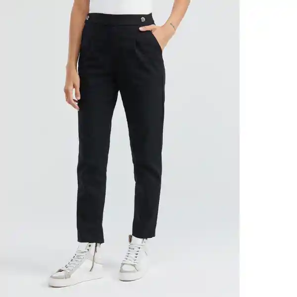 Essential Sartorial Pant Negro Sombrío Ultraoscuro Talla 10 Mujer Chevignon