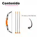 Juego Tiro Con Arco y Flechas de Juguete 53 Cm