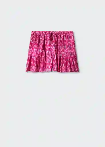 Short Blush Fucsia Talla M Mujer Mango