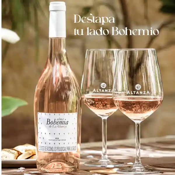 Alma Bohemia de Altanza Vino 60% Tempranillo 40 % Viura