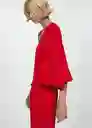 Enterizo Dedal-A Rojo Talla XS Mujer Mango