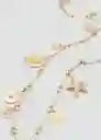 Cinturón Charms Oro Talla M Mujer Mango