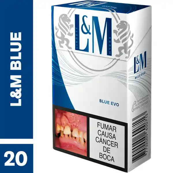 L&M Blue​ x 20 Cigarrillos