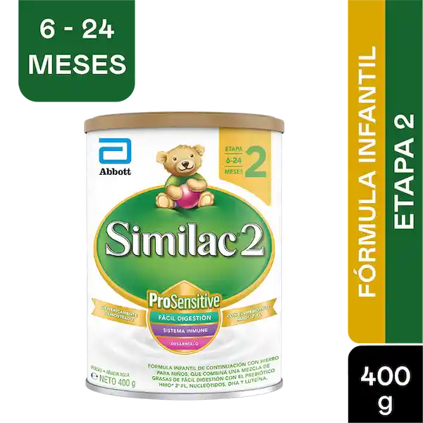 Similac Formula Láctea Etapa 2 Pro Sensitive