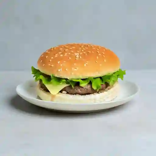 Hamburguesa Sencilla en Combo