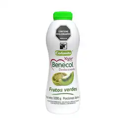 Yogur Benecol Deslactosado Frutos Verdes x 1000 g