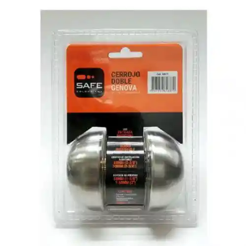 Safe Cerrojo Doble de Seguridad Llave Génova