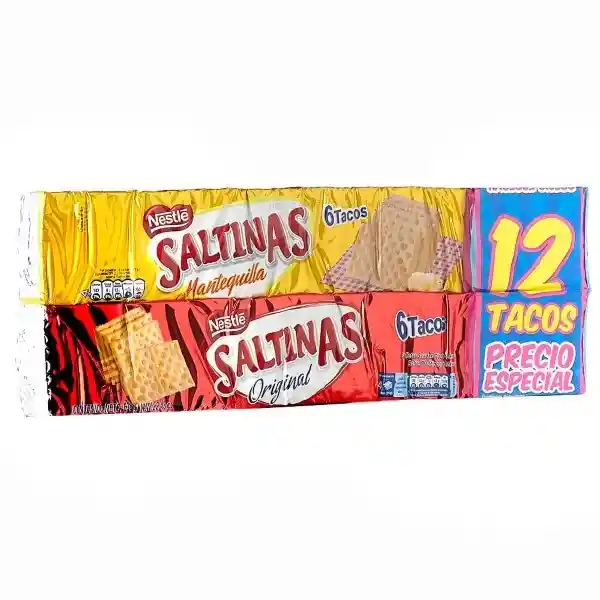 Nestlé Galleta Saltinas Mantequilla + Original