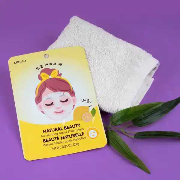 Mascarilla Facial Hidratante Natural de Limón Miniso