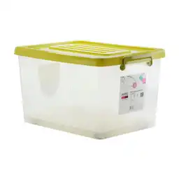 Krea Caja Organizadora Con Ruedas Transparente 18 37 L