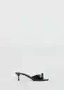 Sandalias Rocket Negro Talla 37 Mujer Mango