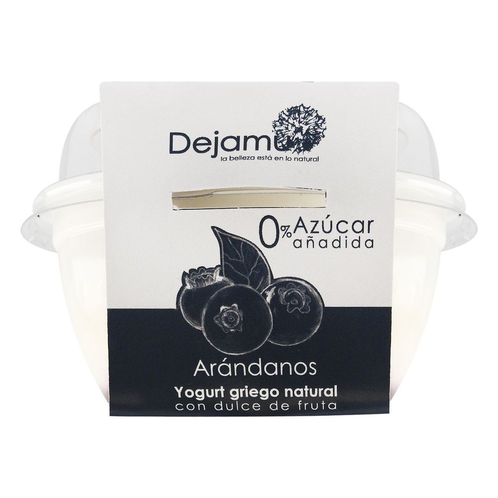 Dejamu Yogurt Griego Natural con Arándanos 160 g