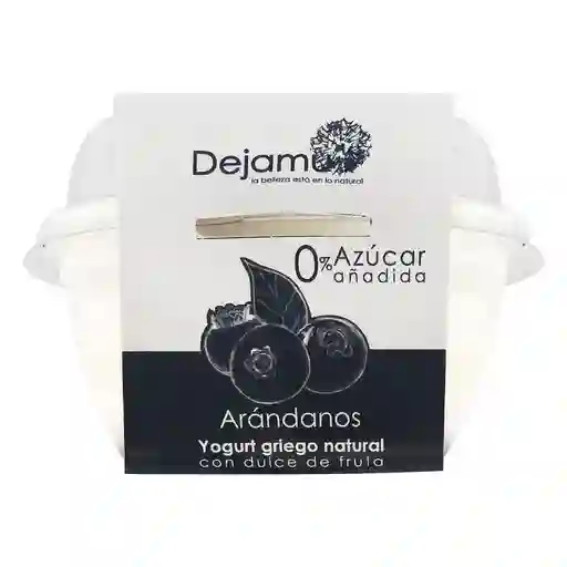 Dejamu Yogurt Griego Natural con Arándanos 