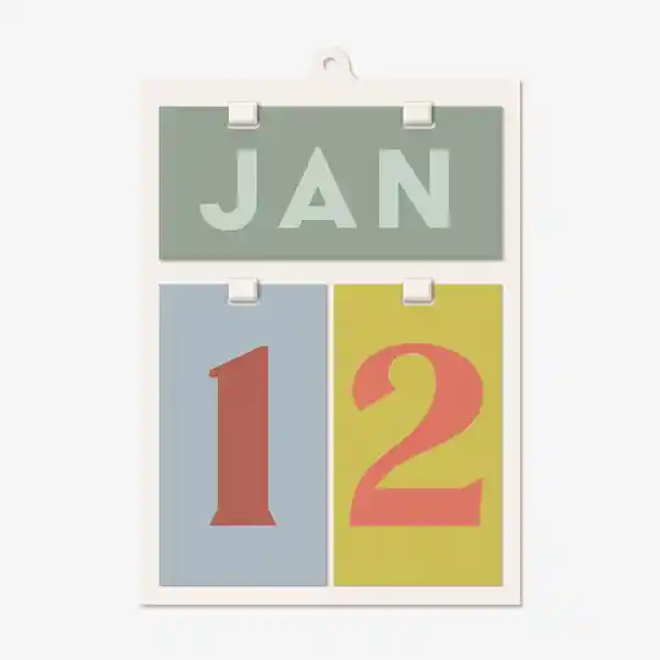 Designworks Inc Calendario de Pared Perpetuo