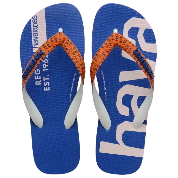 Sandalias Top Logomania Naranja Begonia T. 38 4147063 Havaianas