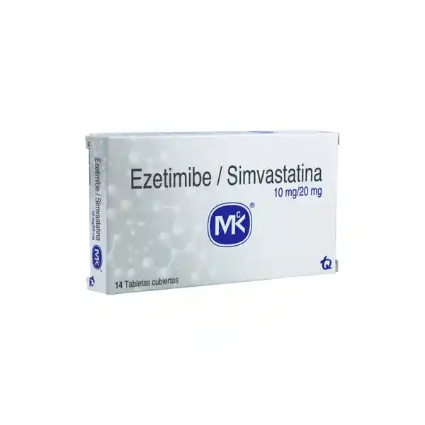 Mk Ezetimibe/Simvastatina (10 mg / 20 mg)