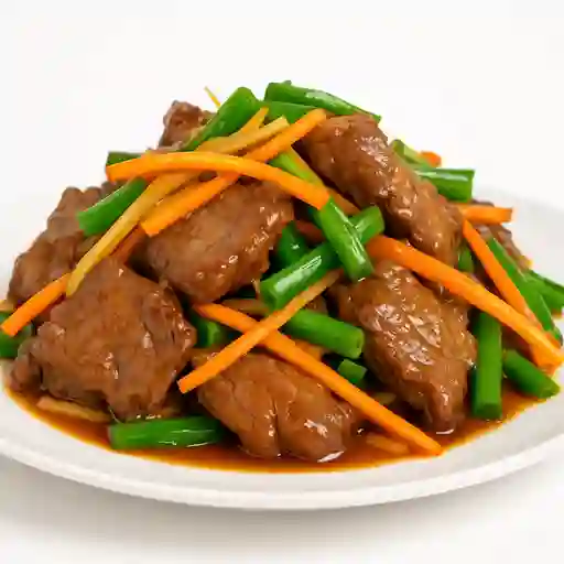 Carne con Jengibre Cebollín