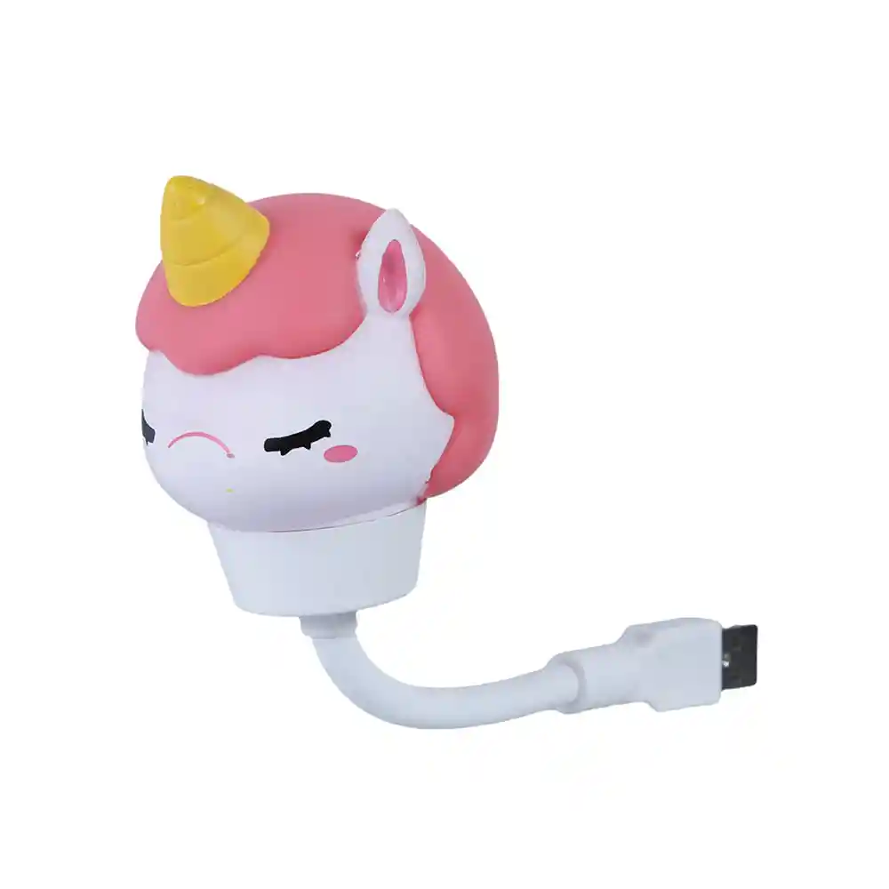 Luz Nocturna de Animales Lindos Usb Unicornio Miniso