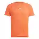 Adidas Camiseta Gym+ Tee Para Hombre Naranja Ref: IW8373