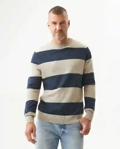 Suéter Retro Masculino Azul Marruecos Oscuro Talla S Chevignon