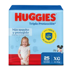Huggies Pañal Triple Protección Etapa 4/XG 25 Und