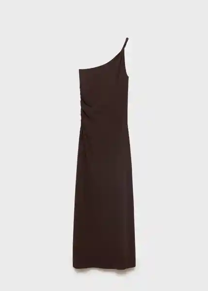 Vestido Cuba Marrón Talla M Mujer Mango