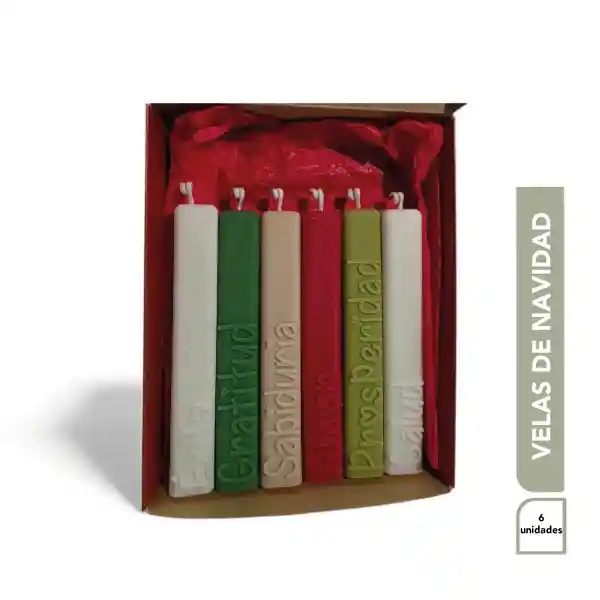 Vela Artesanal Navidad