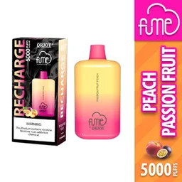 Fume Vape Passion Fruit Peach (5%) Recharge 5000 Puffs