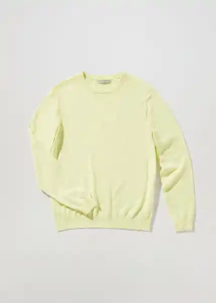 Jersey Ten-I Amarillo Pastel Talla M Hombre Mango