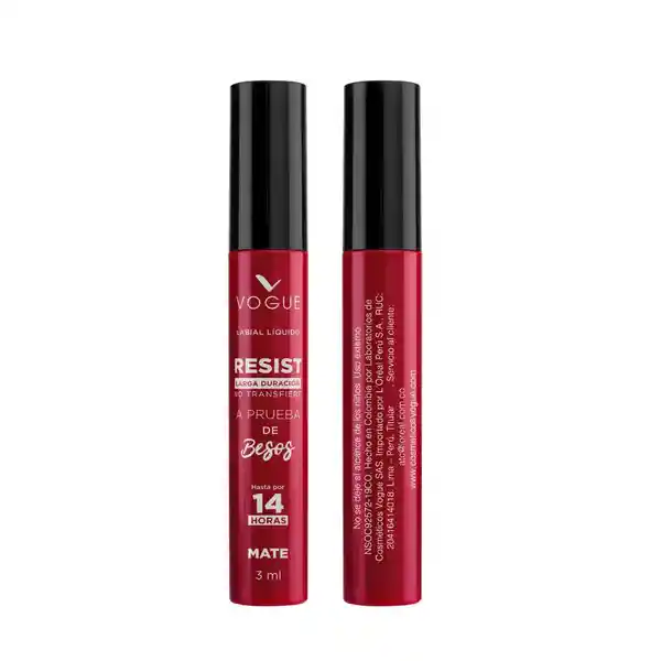 Vogue Labial Líquido Resist Apasionada