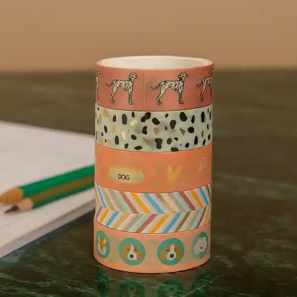 Set de Cinta Adhesiva 5 Rollos Miniso