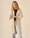 Cardigan Tejido Beige Arena Claro Talla L 663G202 Esprit