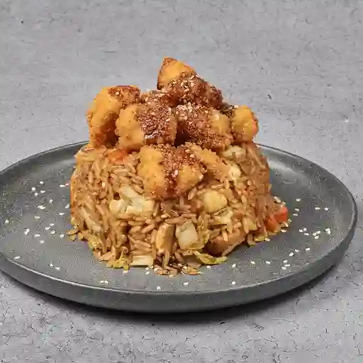 Arroz chaufa de pollo