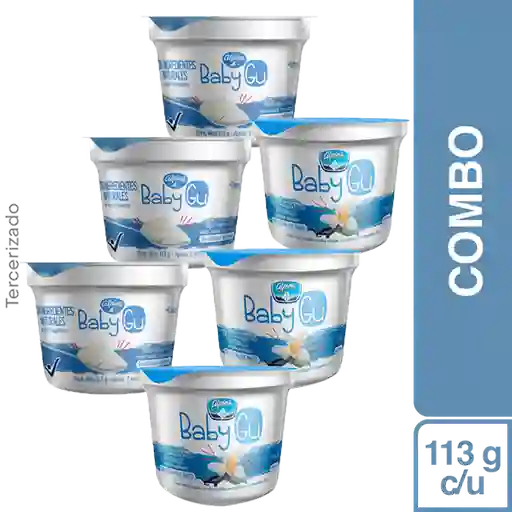 Combo Yogurt Baby gu 3 Und + Vainilla Natural 3 Und