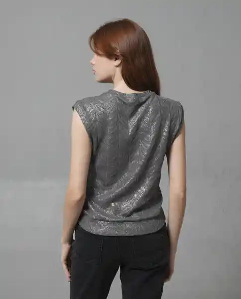 Camiseta Mujer Gris Talla S 209G042_GRI184006 Rifle