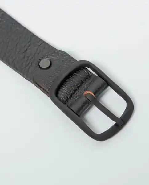 Cinturón Refined Negro Sombrío Ultraoscuro Talla 36 Chevignon