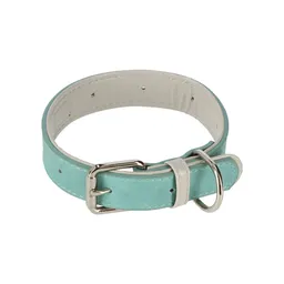 Collar Ecocuero Mascota Verde Talla S Diseño 0002