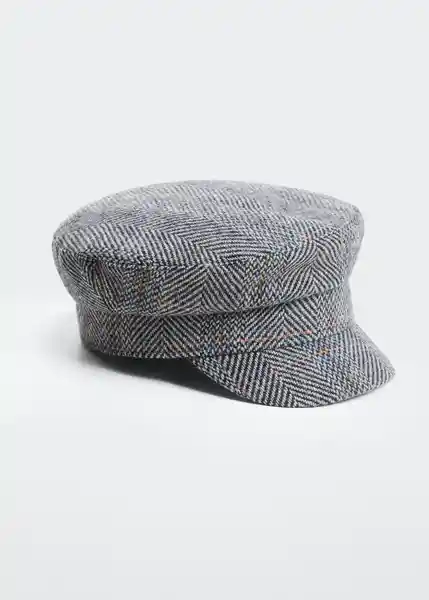 Gorra Bakery Gris Medio Vigore Talla M Mujer Mango