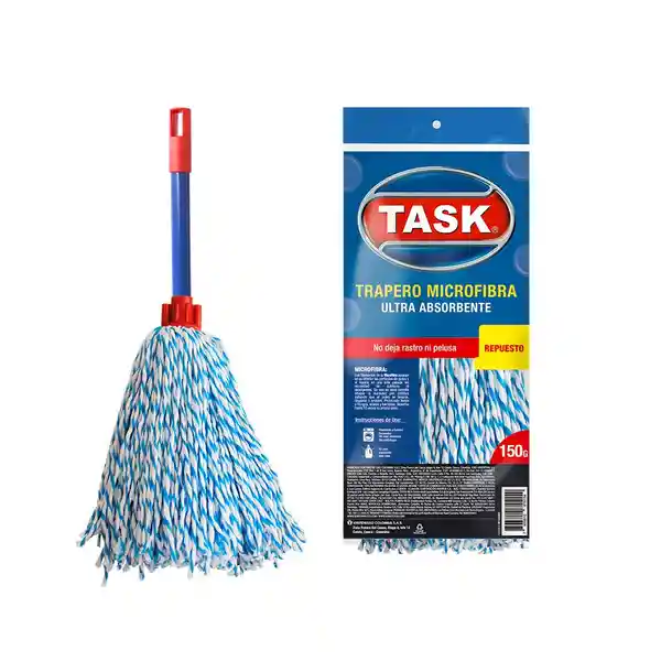 Trapero Task Microfibra Ultra Absorbente + Repuesto