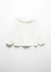 Blusa Whity Blanco Talla 66 Niña Mango