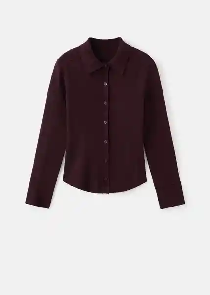 Cárdigan Albert Vino Talla S Mujer Mango