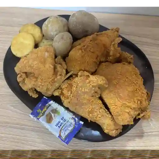 1/2 Pollo apanado
